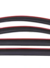 AVS Ventvisor In-Channel Front & Rear Window Deflectors 4pc Smoke Nissan Titan Crew Cab 2004-2015                                     - 194858 - Image 4