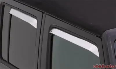 AVS Ventshade Front & Rear Window Deflectors 4pc Stainless Chevrolet CK 1973-1991 - 14049