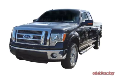 AVS Ventvisor Outside Mount Window Deflectors 2pc Smoke Ford F-150 Standard Cab 2009-2014 - 92741