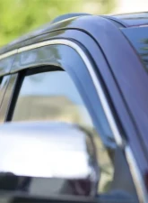 AVS Smoke with Chrome Trim Ventvisor Low Profile Window Deflectors 4pcs Honda Accord 2018-2022                                     - 794020 - Image 8