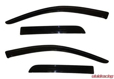 AVS Ventvisor Outside Mount Window Deflectors 4pc Smoke Mitsubishi Outlander Sport 2011-2013 - 94191