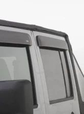 AVS Ventvisor & Aeroskin Deflector Combo Kit Matte Black Jeep Wrangler (2 Door) 2007-2018                                     - 56020060 - Image 5