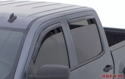 AVS Ventvisor Front & Rear Window Deflectors 4pc Smoke Chevrolet Silverado 2500 Ext. Cab 2015-2018 - 194528