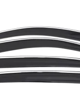 AVS Ventvisor Low Profile Deflectors 4pc Smoke w/Chrome Trim Honda Accord 2013-2017                                     - 794017 - Image 2
