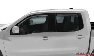 AVS Ventvisor Deflector; Smoke; In-Channel; 4 pc. - 194788