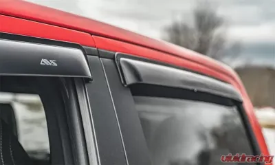 AVS Ventvisor Outside Mount Window Deflectors 4pc - Smoke Ford Ranger (Fixed Window) 1999-2011 - 94423