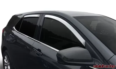 AVS Ventvisor Deflector Chrome Outside Mount 4 pc. Kia Sportage 2017-2020 - 684382