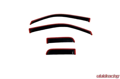 AVS Smoke Ventvisor Front and Rear Window Deflectors 4pcs Toyota Tundra 2022-2024 - 194704