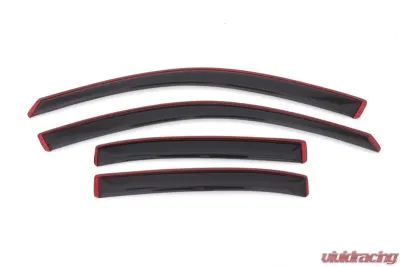 AVS Ventvisor In-Channel Front & Rear Window Deflectors 4pc Smoke Chevrolet Malibu 2013-2015 - 194362