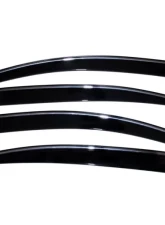AVS Ventvisor Low Profile Deflectors 4pc - Smoke w/Chrome Trim Nissan Maxima 2009-2015                                     - 794011 - Image 3