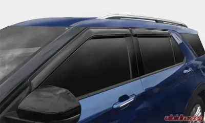 AVS Smoke Outside Mount 4pc Ventvisor Deflector Volkswagen Tiguan 2009-2018 - 94783