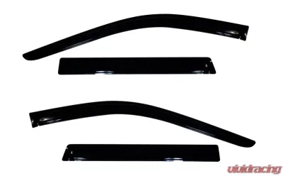 AVS Ventvisor Outside Mount Window Deflectors 4pc Smoke Jeep Grand Cherokee 2011-2018 - 94252