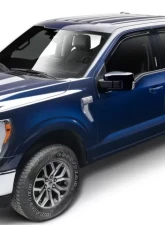 AVS 4pc Smoke Ventvisor Low Profile Deflectors Ford F-150| F-250 | F-350 | Raptor 2017+                                     - 894044 - Image 4