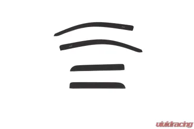 AVS Ventvisors 4pc Black Chevrolet Silverado 1500 Ext. Cab Low Profile Color Match 2015-2018 - 894040-GBA