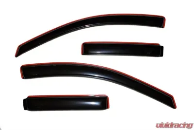 AVS Ventvisor In-Channel Front & Rear Window Deflectors 4pc Smoke Jeep Compass 2007-2010 - 194330