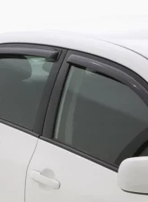 AVS Ventvisor In-Channel Front & Rear Window Deflectors 4pc Smoke Toyota Corolla 2009-2013                                     - 194073 - Image 5