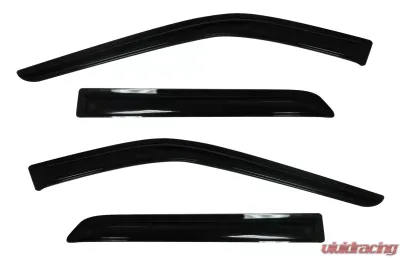 AVS Ventvisor Outside Mount Window Deflectors 4pc Smoke Ford Explorer 2011-2018 - 94293