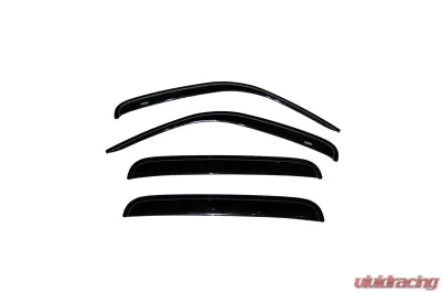 AVS Ventvisor Outside Mount Window Deflectors 4pc Smoke Jeep Liberty 2002-2007 - 94428