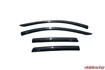 AVS Ventvisor Outside Mount Window Deflectors 4pc Smoke Ford Edge 2007-2014 - 94141