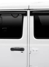 AVS Ventvisor Low Profile Window Deflectors 4pc Smoke Jeep Wrangler Unlimited (4-Door) 2018                                     - 894066 - Image 10