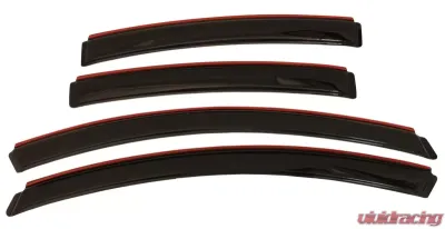 AVS Ventvisor In-Channel Front & Rear Window Deflectors 4pc Smoke Buick Regal 2011-2017 - 194275