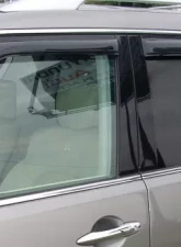 AVS Ventvisor Outside Mount Window Deflectors 4pc Smoke Infiniti QX56 2011-2013                                     - 94437 - Image 3