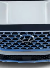 AVS Smoke Aeroskin Low Profile Hood Shield Hyundai Santa Fe 2021-2025                                     - 322197 - Image 3