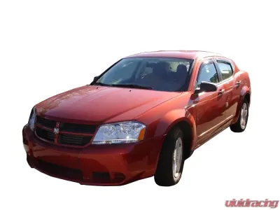 AVS Ventvisor In-Channel Front & Rear Window Deflectors 4pc Smoke Dodge Avenger 2008-2014 - 194065
