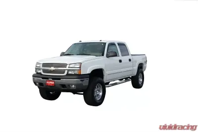 AVS Ventvisor In-Channel Front & Rear Window Deflectors 4pc Smoke Cadillac Escalade EXT 2002-2006 - 194355