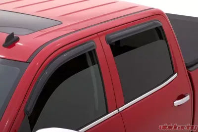 AVS 4pc Smoke Ventvisor Outside Mount Window Deflectors Chevrolet Silverado 2500 Crew Cab 2015-2018 - 94536