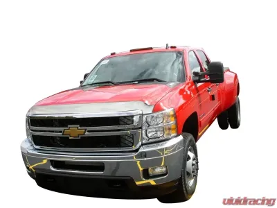 AVS Aeroskin Low Profile Hood Shield Chrome Chevrolet Silverado 2500 2011-2014 - 622030