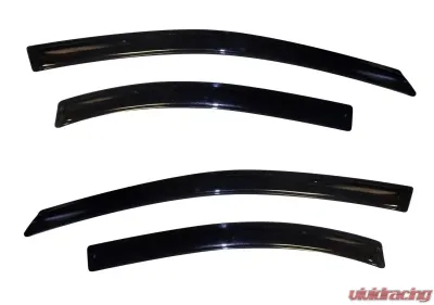 AVS Ventvisor Outside Mount Window Deflectors 4pc Smoke Chevrolet Sonic 2012-2018 - 94472