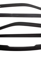 AVS Ventvisor & Aeroskin Deflector Combo Kit Matte Black Chevrolet Silverado 2500 Crew Cab 2015-2018                                     - 56033087 - Image 6