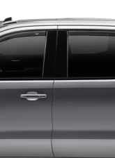 AVS Ventvisor Low Profile 4pc Smoke Chevrolet Silverado 1500 Crew Cab Pickup 2019+                                     - 894075 - Image 5