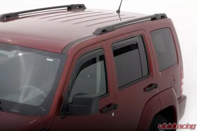 AVS Ventvisor In-Channel Front & Rear Window Deflectors 4pc Smoke Kia Optima 2011-2015 - 194973