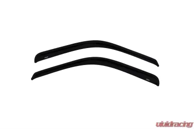 AVS Ventvisor Outside Mount Window Deflectors 2pc Smoke Ford F-250 Standard Cab 1999-2016 - 92503