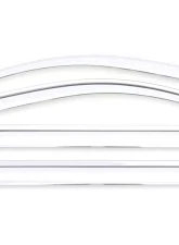 AVS 4pc Chrome Ventvisor Front & Rear Window Deflectors Chevrolet | GMC 2015-2021                                     - 684536 - Image 3