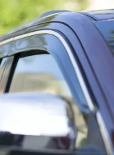 AVS Ventvisor Low Profile Deflectors 4pc Smoke w/Chrome Trim Jeep Grand Cherokee 2011-2018                                     - 794015 - Image 8