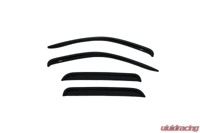 AVS Ventvisor Outside Mount Window Deflectors 4pc Smoke Dodge Dakota Quad Cab 2005-2011 - 94656