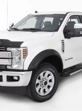 AVS Aeroskin Low Profile Hood Shield w/ Lights Black Ford F250 Super Duty 2017-2019                                     - 753135 - Image 5