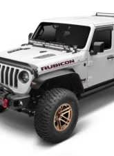 AVS Aeroskin Low Profile Hood Shield w/ Lights Black Jeep Wrangler (JL) 2018-2019                                     - 753156 - Image 9