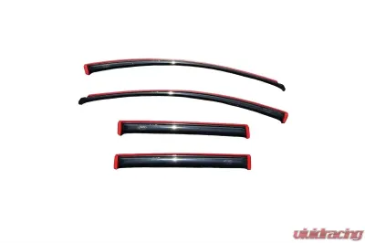 AVS Ventvisor In-Channel Front & Rear Window Deflectors 4pc Smoke Ford Edge 2007-2014 - 194141