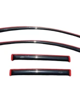 AVS Ventvisor In-Channel Front & Rear Window Deflectors 4pc Smoke Ford Edge 2007-2014                                     - 194141 - Image 4