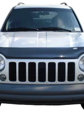 AVS Bugflector II Hood Shield Smoke Jeep Liberty (Excl. Renegade Model) High Profile 2002-2007                                     - 24726 - Image 3
