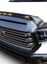 AVS Aeroskin Low Profile Hood Shield w/ Lights Black Toyota Tundra 2014-2019                                     - 753094 - Image 2