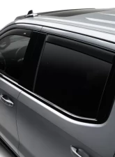 AVS Ventvisor Low Profile 4pc Smoke Chevrolet Silverado 1500 Crew Cab Pickup 2019+                                     - 894075 - Image 2