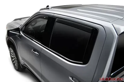 AVS Ventvisor Low Profile 4pc Smoke Chevrolet Silverado 1500 Crew Cab Pickup 2019+ - 894075