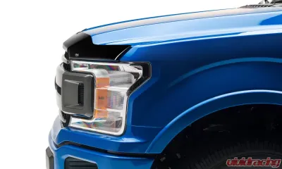 AVS Aeroskin Low Profile Acrylic Hood Shield Smoke Ford F-150 2015-2018 - 322096