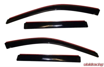 AVS Ventvisor In-Channel Front & Rear Window Deflectors 4pc Smoke Jeep Grand Cherokee 2011-2018 - 194252