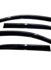 AVS Ventvisor Low Profile Deflectors 4pc Smoke w/Chrome Trim Honda Accord 2003-2007                                     - 794010 - Image 2